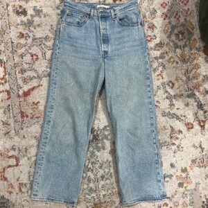 Levi Strauss Size 30 Light Blue Denim Jeans